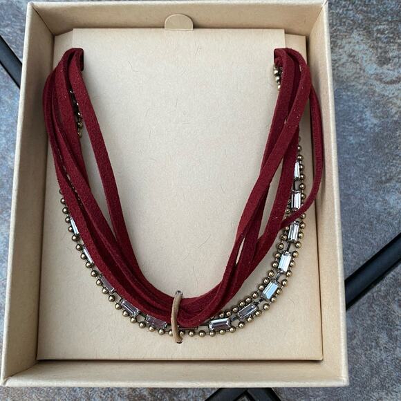 Jen Atkin x Chloe + Isabel Boho Suede & Baguette Headwrap Choker Bracelet - Picture 5 of 12